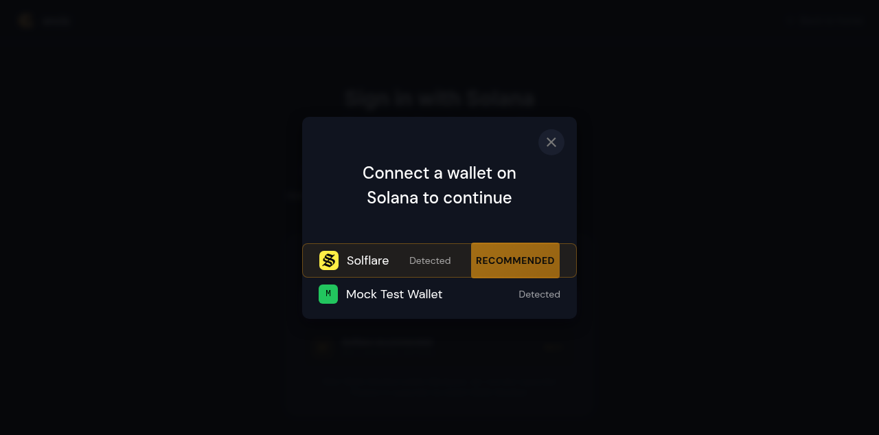 Wallet picker